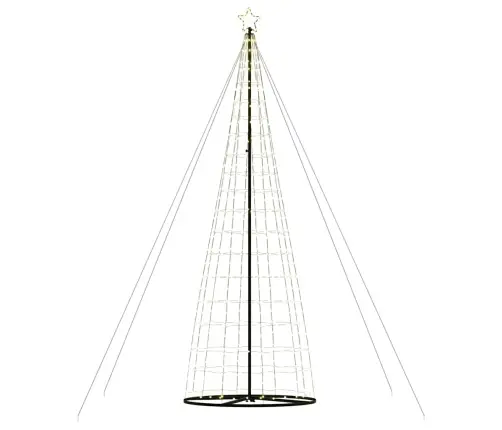 Led Ziemassvētku Eglīte 1534 Led Silti Balta 503 Cm Vidaxl