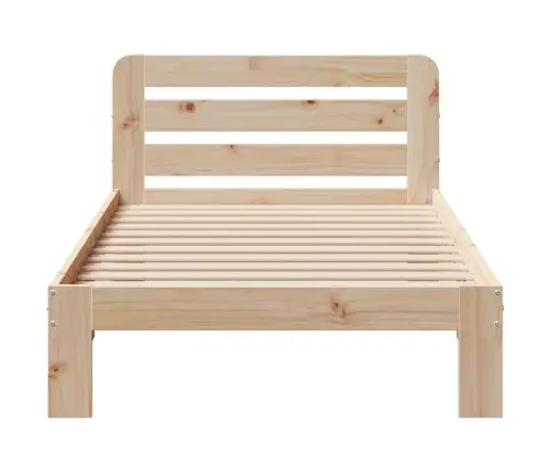 Lovos Rėmas Be Čiužinio, 90X200cm Pušies Medienos Masyvas