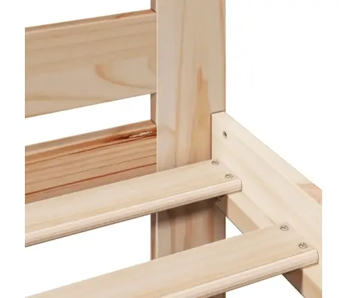 Gulta Bez Matrača, 120X200 Cm, Priedes Masīvkoks Vidaxl