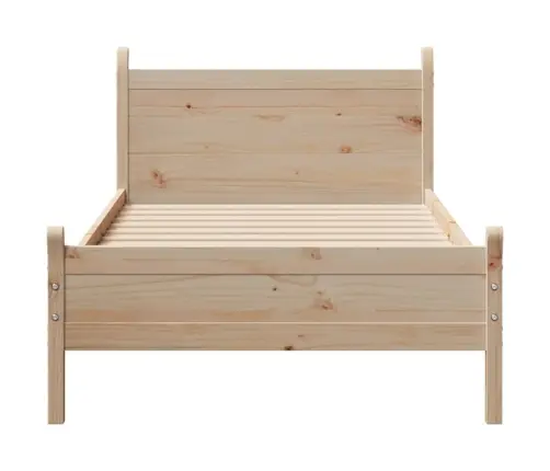Lovos Rėmas Su Be Čiužinio, 75X190cm Pušies Masyvas