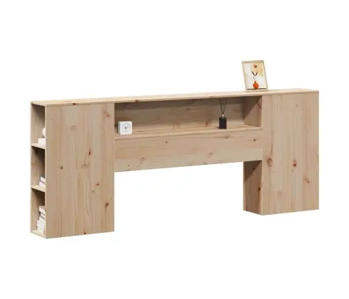 Hoiuruumiga Voodipeats, 200 cm Männipuit