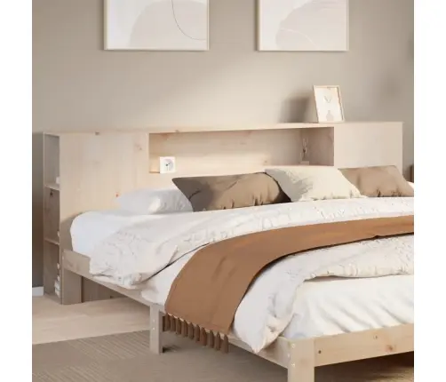 Hoiuruumiga Voodipeats, 200 cm Männipuit