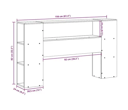 Hoiuruumiga Voodipeats, Valge, 150 cm Männipuit