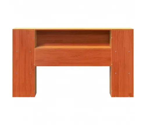 Hoiuruumiga Voodipeats, Vahapruun, 140 cm Männipuit