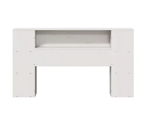 Hoiuruumiga Voodipeats, Valge, 120 cm Männipuit