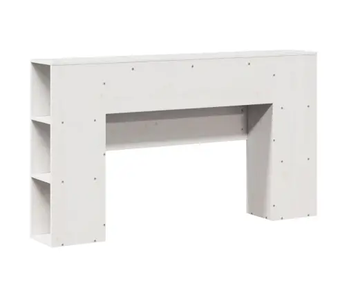 Hoiuruumiga Voodipeats, Valge, 120 cm Männipuit