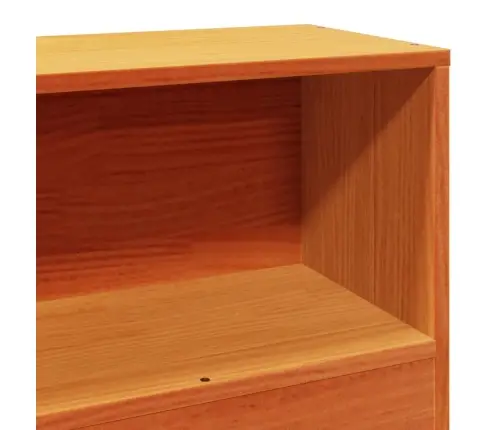 Galvgalis Ar Plauktiem, Vaska Brūns, 100 Cm, Priedes Masīvkoks Vidaxl