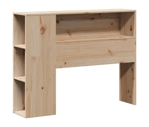 Galvgalis Ar Plauktiem, 90 Cm, Priedes Masīvkoks Vidaxl Galvgalis Ar Plauktiem, 90 Cm, Priedes Masīvkoks Vidaxl