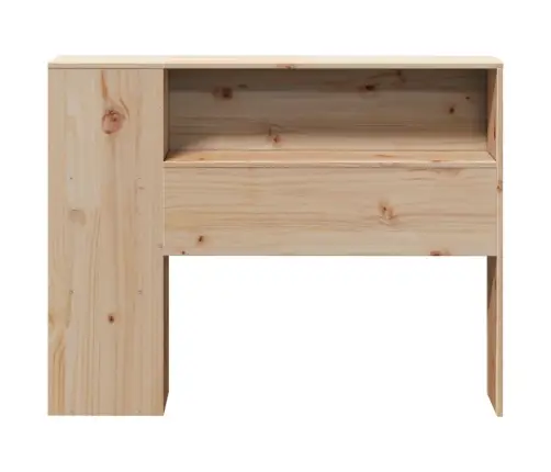 Galvgalis Ar Plauktiem, 90 Cm, Priedes Masīvkoks Vidaxl Galvgalis Ar Plauktiem, 90 Cm, Priedes Masīvkoks Vidaxl