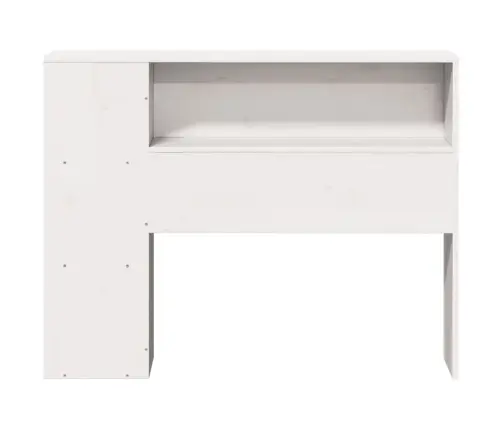 Hoiuruumiga Voodipeats, Valge, 90 cm Männipuit