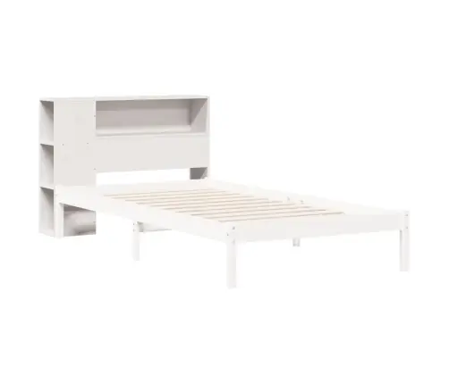 Hoiuruumiga Voodipeats, Valge, 90 cm Männipuit