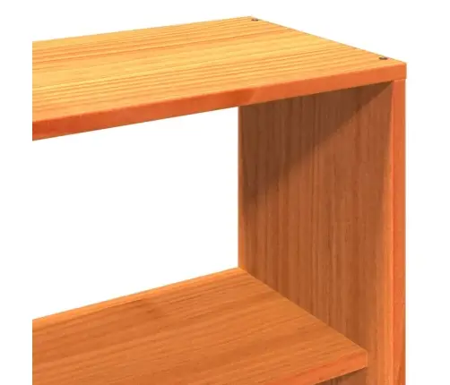 Galvgalis Ar Plauktiem, Vaska Brūns, 150 Cm, Priedes Masīvkoks Vidaxl