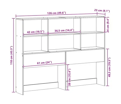Galvgalis Ar Plauktiem, 120 Cm, Priedes Masīvkoks Vidaxl