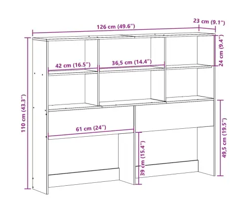 Galvūgalis Su Daiktų Laikymo Vieta, Baltas, 120cm Pušis Galvūgalis Su Daiktų Laikymo Vieta, Baltas, 120cm Pušis