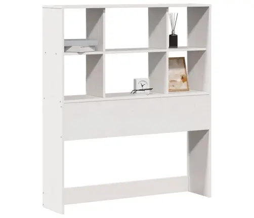 Hoiuruumiga Voodipeats, Valge, 90 cm Männipuit