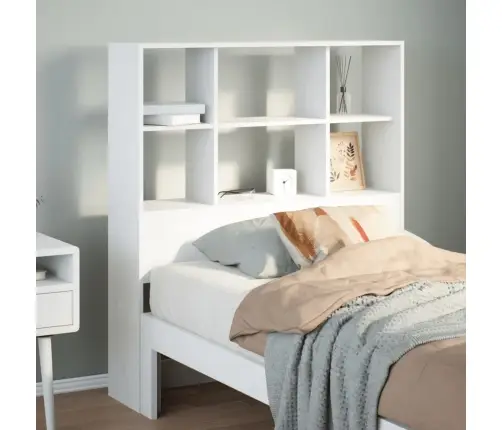 Hoiuruumiga Voodipeats, Valge, 90 cm Männipuit