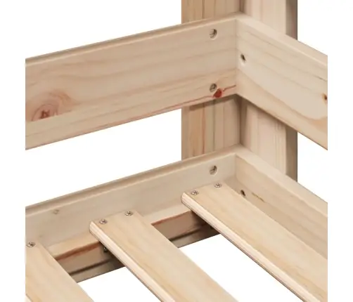 Lovos Rėmas Be Čiužinio, 100X200cm Pušies Medienos Masyvas