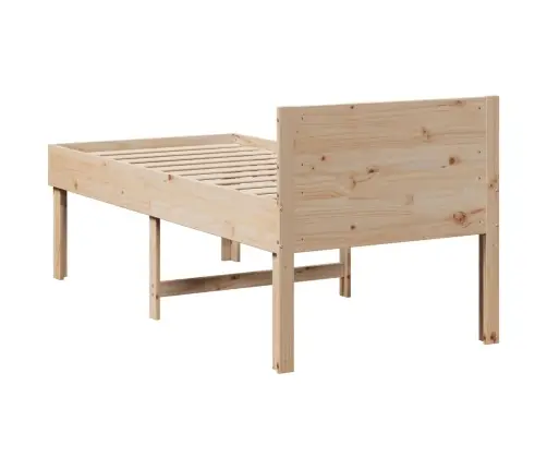 Gulta Bez Matrača, 90X200 Cm, Priedes Masīvkoks Vidaxl