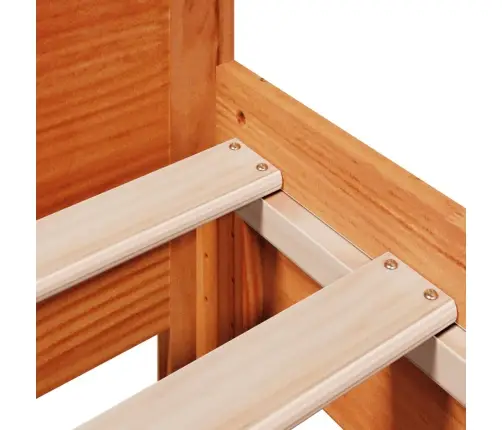 Voodiraam Ilma Madratsita, Vahapruun, 75 X 190 cm Männipuit