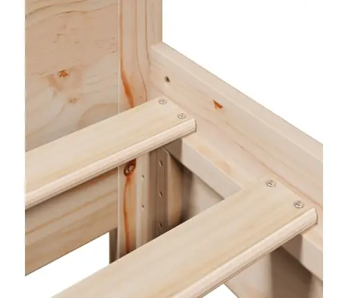 Gulta Bez Matrača, 80X200 Cm, Priedes Masīvkoks Vidaxl