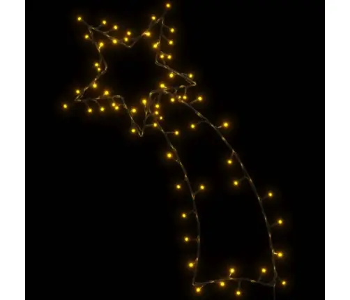 Jõulutuled, Laskurtäht Siluett, 80 Led-I, Soe Valge