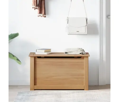 Uzglabāšanas Kaste Ar Vāku Panama, 79X42X46 Cm, Priede Vidaxl