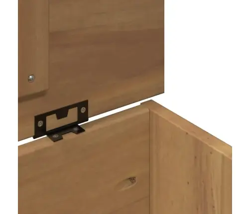 Uzglabāšanas Kaste Ar Vāku Panama, 79X42X46 Cm, Priede Vidaxl