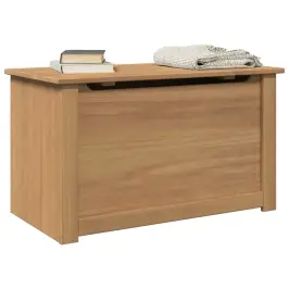 Uzglabāšanas Kaste Ar Vāku Panama, 79X42X46 Cm, Priede Vidaxl