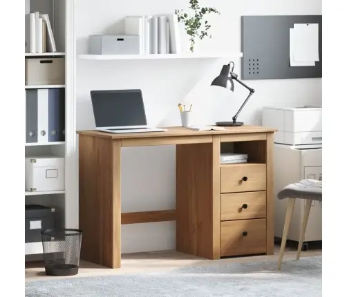 Rakstāmgalds Panama, 112X45X75 Cm, Priedes Masīvkoks Vidaxl