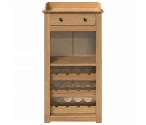 Vīna Skapītis Panama, 57X40X111,5 Cm, Priedes Masīvkoks Vidaxl