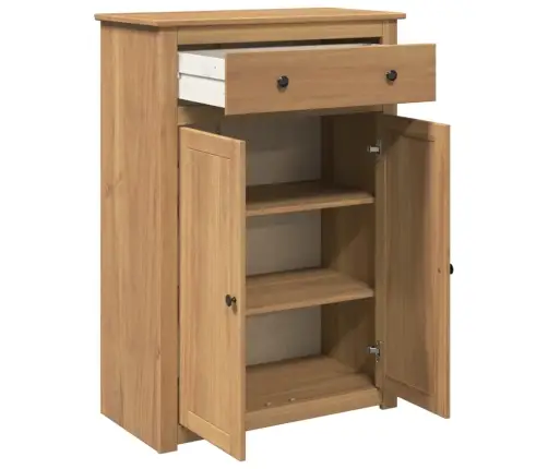 Apavu Skapītis Panama, 80X40X114 Cm, Priedes Masīvkoks Vidaxl