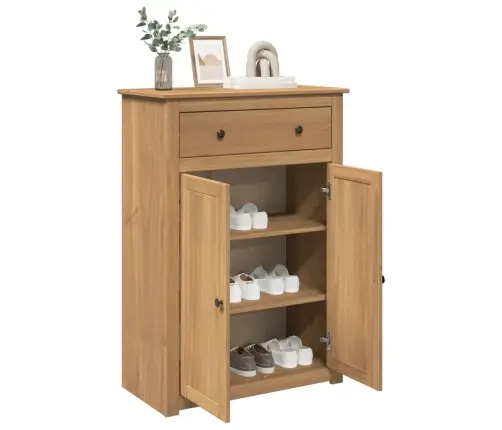 Apavu Skapītis Panama, 80X40X114 Cm, Priedes Masīvkoks Vidaxl