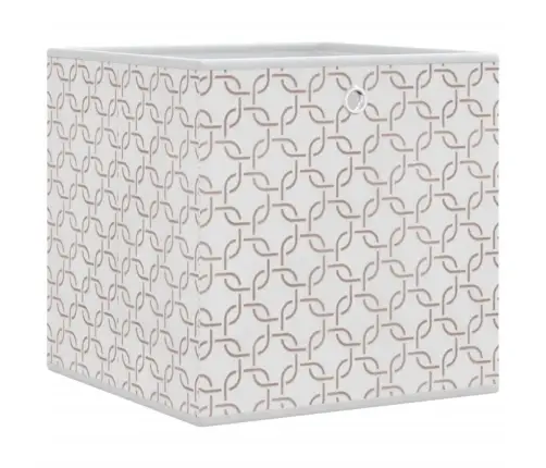 Salokāmas Uzglabāšanas Kastes 10 Gab 32X32X32 Cm Neausts Audums Vidaxl