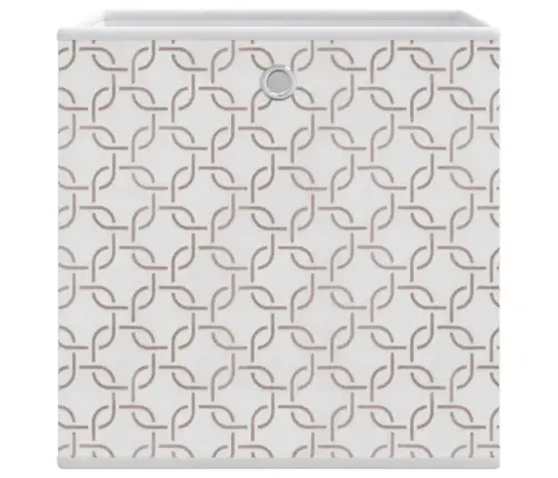 Salokāmas Uzglabāšanas Kastes 10 Gab 32X32X32 Cm Neausts Audums Vidaxl