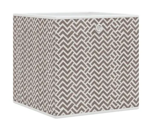 Salokāmas Uzglabāšanas Kastes 10 Gab. 32X32X32Cm Neausts Audums Vidaxl