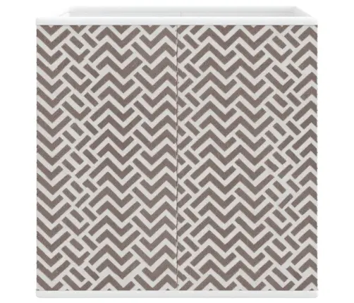 Salokāmas Uzglabāšanas Kastes 10 Gab. 32X32X32Cm Neausts Audums Vidaxl