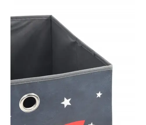 Salokāmas Uzglabāšanas Kastes 4 Gab 32X32X32 Cm Neausts Audums Vidaxl