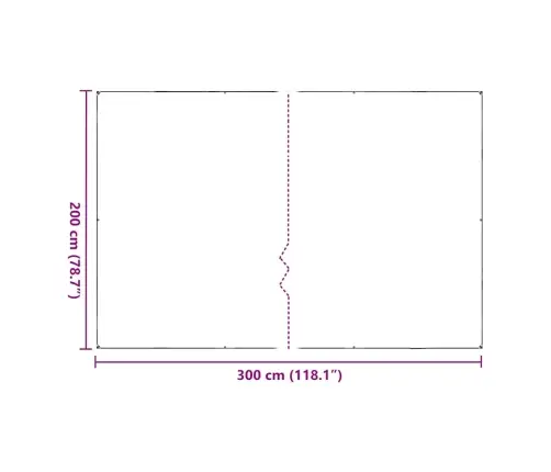 Augu Pārsegs Ar Cilpām 2X3 M Polietilēns Vidaxl