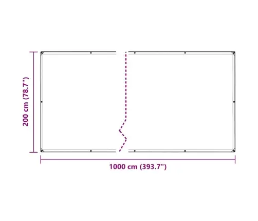 Aasadega Taimekate 2X10 M Pvc