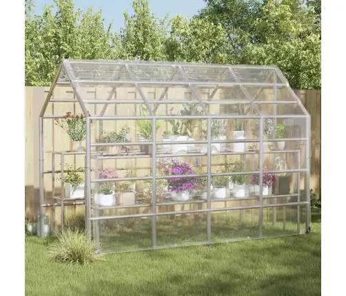 Augu Vāks Ar Cilpām 3X6 M Pvc Vidaxl