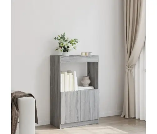 Kõrge Kapp, Hall Sonoma Tamm, 63X33X100 cm Tehispuit