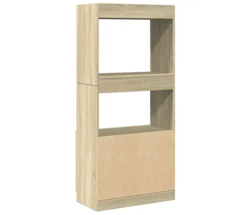 Augstais Skapis, Ozola Krāsa, 63X33X140 Cm, Inženierijas Koks Vidaxl