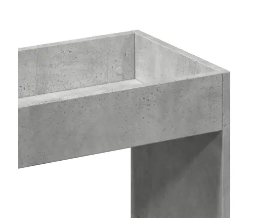 Augstais Skapis, Betona Pelēks, 63X33X140 Cm, Inženierijas Koks Vidaxl