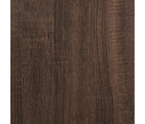Augstais Skapis, Brūna Ozola, 63X33X140 Cm, Inženierijas Koks Vidaxl
