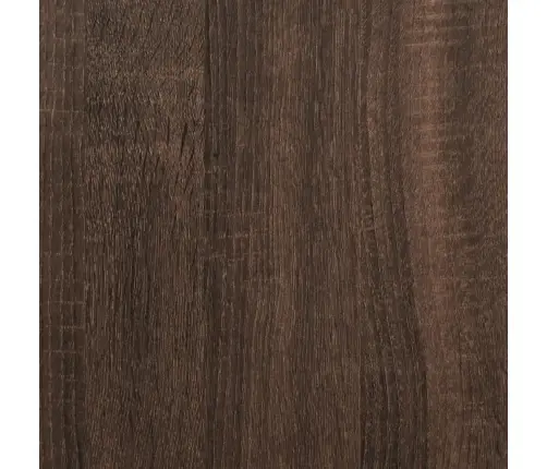 Augstais Skapis, Brūna Ozola, 63X33X140 Cm, Inženierijas Koks Vidaxl