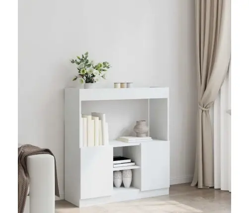 Kõrge Kapp, Valge, 92X33X100 cm Tehispuit