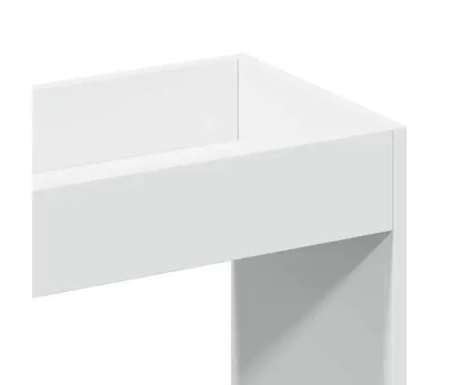 Kõrge Kapp, Valge, 92X33X100 cm Tehispuit