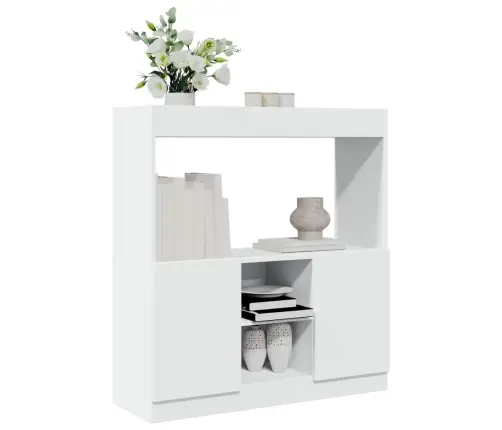 Kõrge Kapp, Valge, 92X33X100 cm Tehispuit