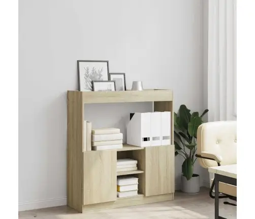 Augstais Skapis, Ozolkoka, 92X33X100 Cm, Inženierijas Koks Vidaxl