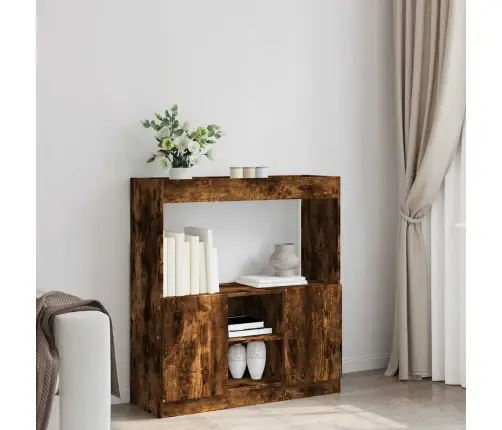 Augstais Skapis, Ozola Krāsa, 92X33X100 Cm, Inženierijas Koks Vidaxl